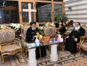 قداسة البابا يستقبل نيافة الأنبا دميان