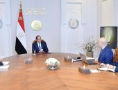 السيد الرئيس عبد الفتاح السيسي يجتمع مع الدكتور مصطفى مدبولي رئيس مجلس الوزراء، والدكتور عاصم الجزار وزير الإسكان والمرافق والمجتمعات العمرانية.