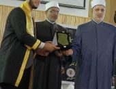 الوزيران الضويني و سلامة داود  يحتفيان بتخريج الدفعة(42) من كلية الدعوة الإسلامية بالقاهرة