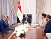 السيد الرئيس عبد الفتاح السيسي يعقداجتماعاً لمتابعة الموقف التنفيذي لتطور الأعمال بالعاصمة الإدارية الجديدة