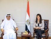 د. رانيا المشاط وزيرة التعاون الدولي تعقد اجتماعًا ثنائيًا مع رئيس اللجنة التنفيذية لمكتب أبوظبي للصادرات (أدكس) لبحث تعزيز التعاون المستقبلي