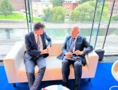 على هامش “الأسبوع العالمى للمياه” فى ستكهولم .. الدكتور سويلم يلتقى مستشار رئيس الجمعية العمومية للأمم المتحدة