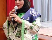 عزة فتحى مدير عام إدارة شرق شبرا الخيمة التعليمية :بطلة الجمهورية في الجمبازتشكر المهندس عبد الفتاح أحمد مدير عام المدارس