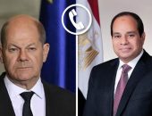 السيد الرئيس عبد الفتاح السيسي يتلقي اتصالاً هاتفياً من المستشار الألماني أولاف شولتز، لبحث الجهود الرامية لوقف التصعيد الراهن بين الجانبين الفلسطيني والإسرائيلي،