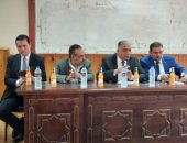 الدكتور محمد فكري خضرنائب رئيس جامعة الأزهر يتابع انتظام العملية التعليمية في كلية الزراعة بنات القاهرة