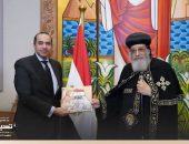 حملة المرشح الرئاسي عبد الفتاح السيسي تزور الكنيسة القبطية الأرثوذكسية وتلتقي بقداسة البابا تواضروس الثاني في القاهرة