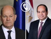 السيد الرئيس عبد الفتاح السيسي اتصالاً هاتفياً من المستشار الألماني “أولاف شولتز”.