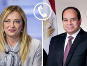 السيد الرئيس عبد الفتاح السيسي اتصالاً هاتفياً من رئيسة وزراء إيطاليا “جورجيا ميلوني”.
