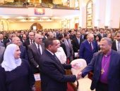 وزير التنمية المحلية يشارك فى احتفال الطائفة الانجيلية بعيد القيامة المجيد