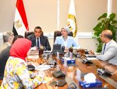 استكمالا لسلسلة اجتماعات متابعة وتقييم منظومة ادارة المخلفات بالمحافظات