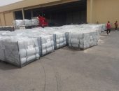 مطار العريش يستقبل أول طائرة من المساعدات ضمن المرحلة الأولي والبالغة 4 طائرات تصل تباعاً