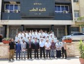 جولة لطلاب المعاهد الأزهرية ببني سويف في كلية طب بنين الأزهر بالقاهرة والمكتبة المركزية