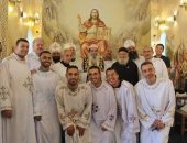 تدشين كنيسة الثلاثة فلاحين شهداء إسنا بكفر عبده