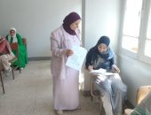 استقرار أعمال الامتحانات بكلية تجاة بنات بتفهنا الأشراف.