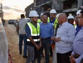 وزير النقل يتابع التقدم في معدلات تنفيذ مشروع الخط الأول من شبكة القطار الكهربائي السريع السخنة/العلمين/مطروح في المسافة من رأس الحكمة وحتى العلمين