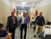 بناء علي تعليمات فضيلة ا. د/خالد عبدالعال احمد ـ عميد الكلية.  بالمتابعة المستمرة لأعمال امتحانات الفصل الدراسي الثاني