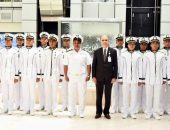 الأكاديمية العسكرية المصرية تنظم زيارة لعدد من طلبة الكلية البحرية لمستشفى أهل مصر لعلاج الحروق .