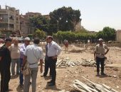 متابعة أعمال إنشاء السوق الحضارى بمدينة القناطر الخيريه