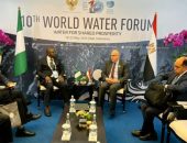 الدكتور سويلم يلتقى وزير المياه النيجيري على هامش فعاليات المنتدى العالمي العاشر للمياه