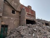 بدء أعمال  إزالة العقارات ذات الخطورة الداهمة بمصر القديمه