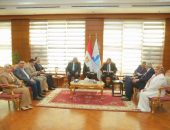 محافظ كفرالشيخ يصل للجامعة لاستقبال وزير التعليم العالى خلال زيارته