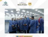 وزارة العمل : زيارة تفقدية لمواقع عمل وإنتاج بجنوب بورسعيد