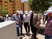 نائب رئيس” هيئة  المجتمعات العمرانية ” يتفقد مشروعات الإسكان ومحطتي مياه الشرب والصرف الصحي بمدينة طيبة الجديدة
