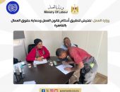 وزارة العمل : حملة تفتيشية لتطبيق أحكام قانون العمل وحماية العمال بالقاهرة