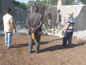 ضمن جهود بنها للتصدي للبناء المخالف..وإزالة التعديات علي الاراضي الزراعيه