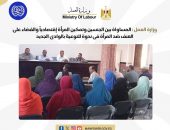 وزارة العمل : المساواة بين الجنسين وتمكين المرأة إقتصادياً والقضاء على العنف ضد المرأة فى ندوة للتوعية بالوادى الجديد