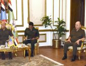 الفريق أول / محمـد زكى القائد العام للقوات المسلحة يلتقى منسق الشرق الأوسط وشمال أفريقيا لمجلس الأمن القومى الأمريكى