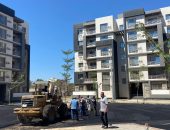 رئيس جهاز مدينة دمياط الجديدة يتفقد أعمال الطرق بمشروع جنة بالحي الساس