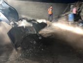 التصدى الفورى لحالة بناء مخالف ليلا وحدة اجهور الكبرى/ طوخ