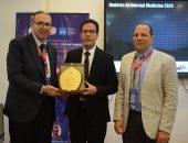 رئيس جامعة بنها يفتتح المؤتمر العلمي السنوي لأمراض الباطنة ببنها