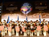 الموسيقات العسكرية تشارك فى فعاليات المهرجان الدولى للطبول والفنون التراثية