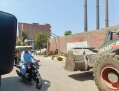 حملة إشغالات بقرية شلقان