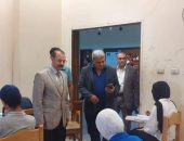 نائب رئيس جامعة بنها لشئون خدمة المجتمع وتنمية البيئة  يواصل جولاته التفقدية لمتابعة الإمتحانات بكليتي الحاسبات والذكاء الاصطناعى والفنون التطبيقية