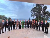 مندوب مصر الدائم لدى الأمم المتحدة  بجنيف يستقبل وزير العمل والوفد المرافق له