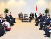 السيد الرئيس عبد الفتاح السيسي  يلتقى  بالبحر الميت، مع السيد “روبرت جولوب” رئيس وزراء سلوفينيا.