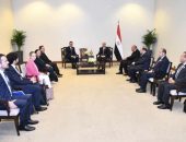 السيد الرئيس عبد الفتاح السيسي يلتقى مع السيد “بيدرو سانشيز” رئيس وزراء إسبانيا، على هامش المؤتمر الدولي للاستجابة الإنسانية الطارئة لغزة المنعقد بالأردن.