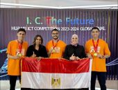 فوز كلية الحاسبات والذكاء الاصطناعي بالمركز الأول فى الابتكار والسحابة والحوسبة فى المسابقة التكنولوجية بالصين