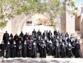 قداسة البابا يزور دير القديس مقاريوس ببرية شيهيت