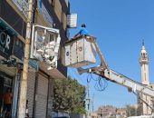 محافظ كفرالشيخ يتابع جهود إزالة الإعلانات المخالفة ببلطيم