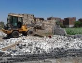 إستمرار حملات إزالة التعديات على الأراضي الزراعية و ازالتها