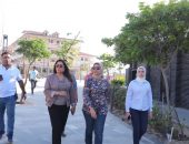 محافظ دمياط تتابع مستجدات الموقف التنفيذى بالمرحلة الثالثة من مشروع تطوير منطقة اللسان بمدينة رأس البر