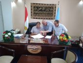 الاستاذ الدكتور خالد نصر عميد كلية أصول الدين والدعوة جامعة الأزهر بالمنوفية يعتمدنتيجة الفرقة الثانية