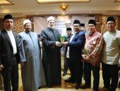 الدكتورة نهلة الصعيدي مستشارة شيخ الأزهر لشئون الوافدين، ورئيس مركز تطوير تعليم الوافدين والأجانب بالأزهر، تشهد ندوة مجلس علماء المسلمين الإندونيسي