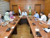 محافظ الدقهليه يعقد اجتماعا لمتابعة الأعمال الجارية في تنفيذ مشروعات تحيا مصر المنصوره وتذليل بعض المعوقات التي تواجه أعمال التنفيذ .