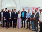 مركز البحوث الزراعيةوسفارة سلوفنيا بالقاهرة ومنظمةاليونيدو يفتتحان الصوبة الزراعية السلوفينية بالنوبارية