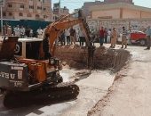 محافظ كفرالشيخ يتابع جهود إزالة التعديات على الأراضى الزراعية ومخالفات البناء .. تنفيذ إزالة على مساحة 200م2 بقلين